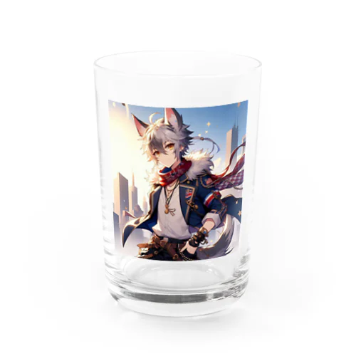 ケモ耳男子 Water Glass