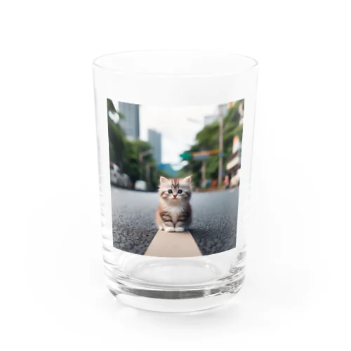 みちにねこ Water Glass