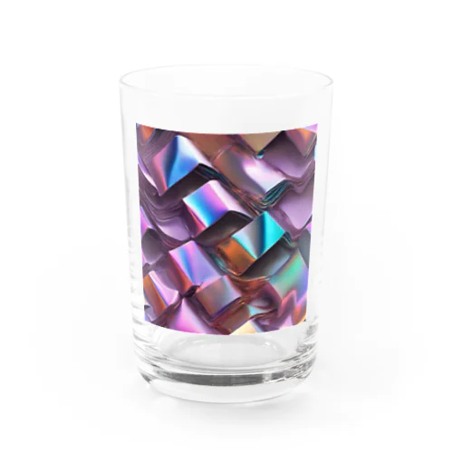 バイオレットの輝く色合い Water Glass