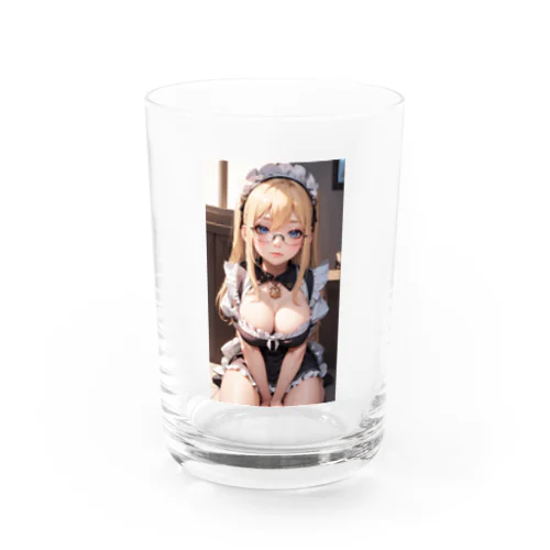 金髪美少女　七海ちゃんメイド Water Glass