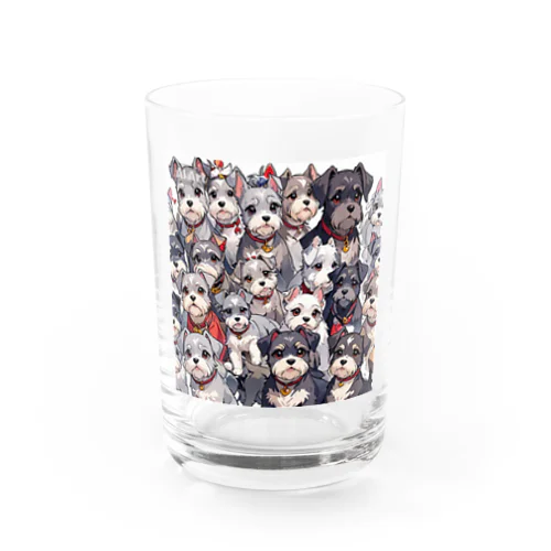 ミニチュアシュナウザー Water Glass