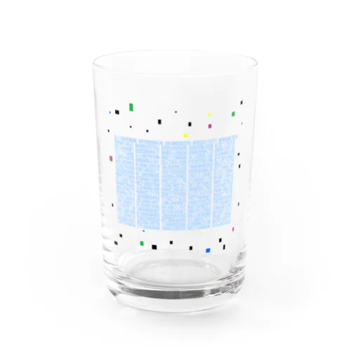 1000桁の円周率 Water Glass