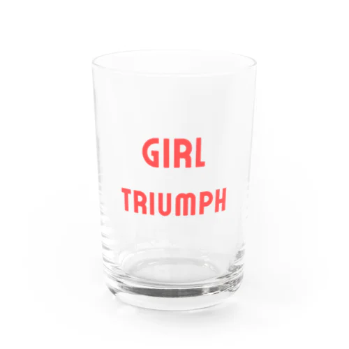 Girl Triumph-女性の勝利や成功を表す言葉 グラス