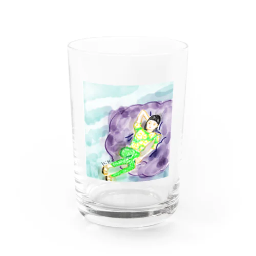 人生をユルく、はみ出していこう Water Glass