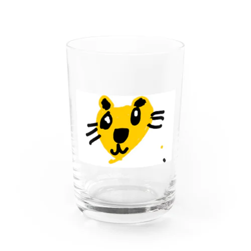 6さいが描いたトラ Water Glass