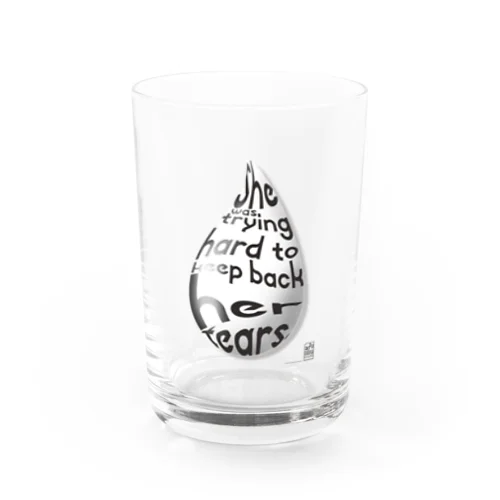 tear drop Water Glass