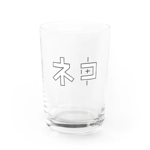 ネコ神 Water Glass