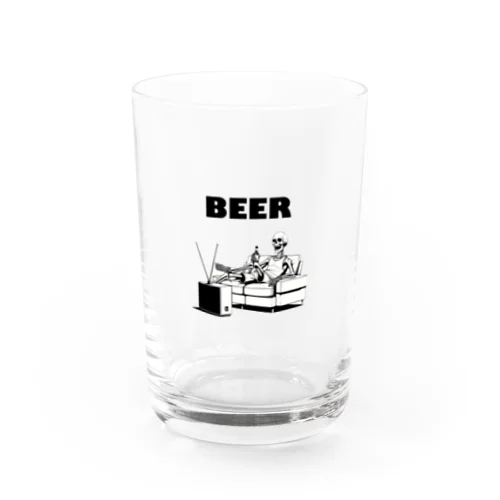 SKULL BEER Water Glass