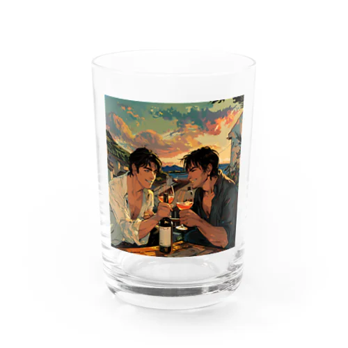 コルシカ島・ワインで乾杯　Tomoe bb 2712 Water Glass