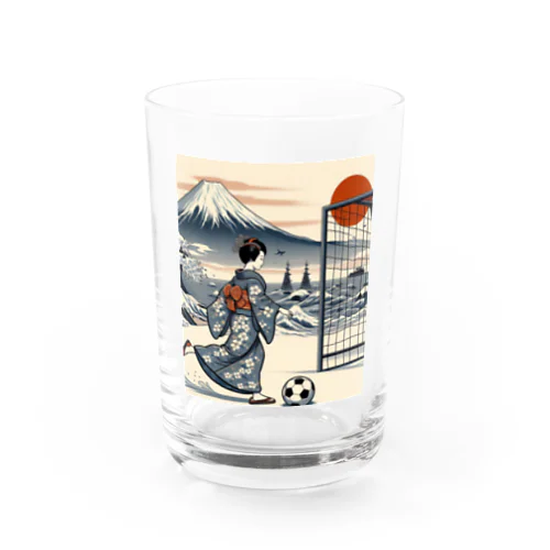 浮世絵にしてみた3 Water Glass