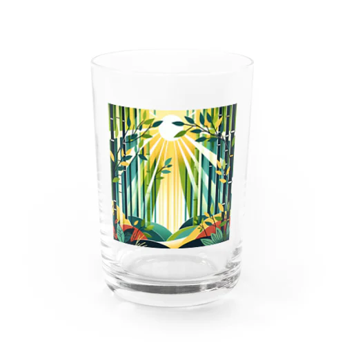 竹林の太陽 Water Glass