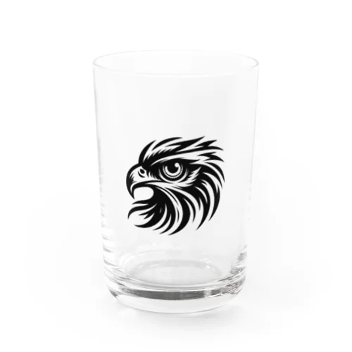 白黒の鷹 Water Glass