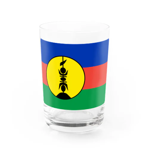 ニューカレドニアの国旗 Water Glass