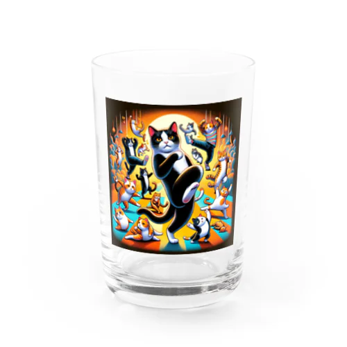 猫のダンスパーティー Water Glass