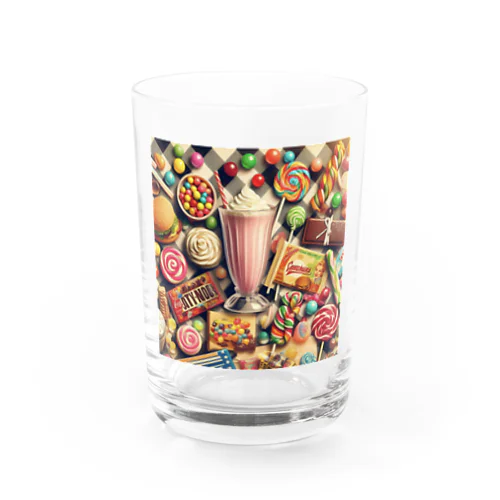 sweet pop Water Glass