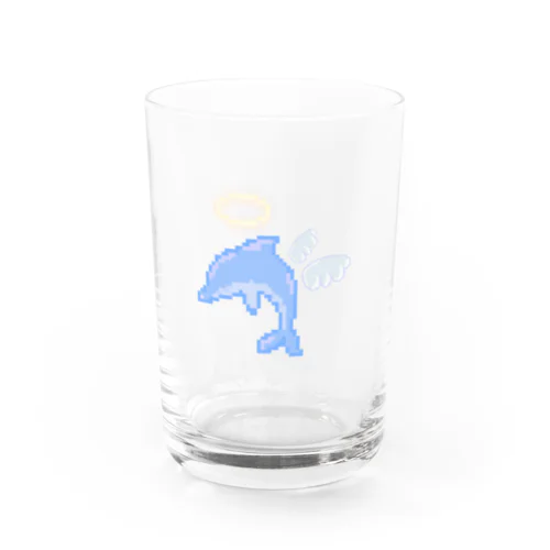 天国イルカ Water Glass