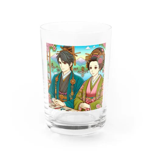 江戸の夫婦 Water Glass