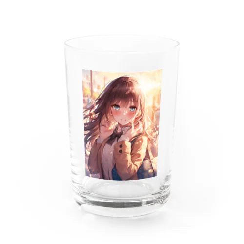 少女の恋思い　なでしこ1478 Water Glass