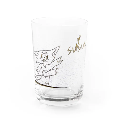 スンスンが描いたスンスンの絵 Water Glass