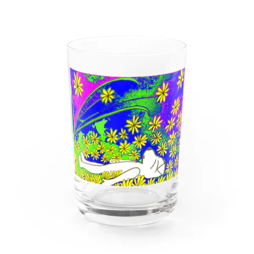 ちょ龍けん　休息　眠れ大丈夫だよ💖 Water Glass