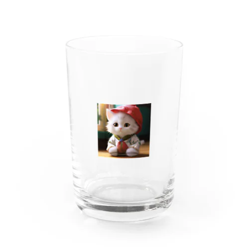 もふもふ猫ちゃん Water Glass