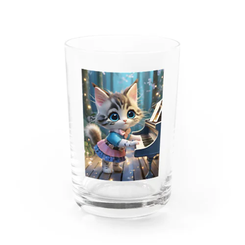 猫とピアノ Water Glass