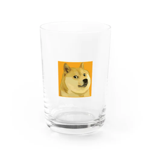 芝犬かぼすちゃん Water Glass