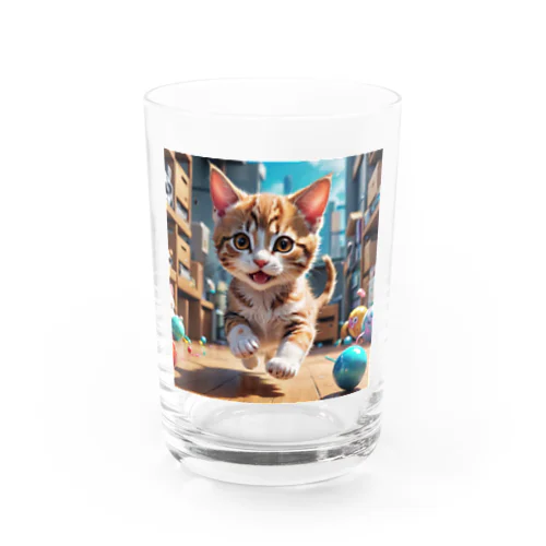 Kikimimiネコ（走る） グラス