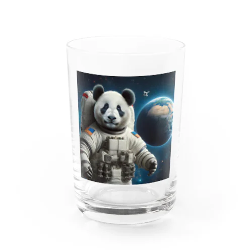 宇宙飛行士パンダ Water Glass