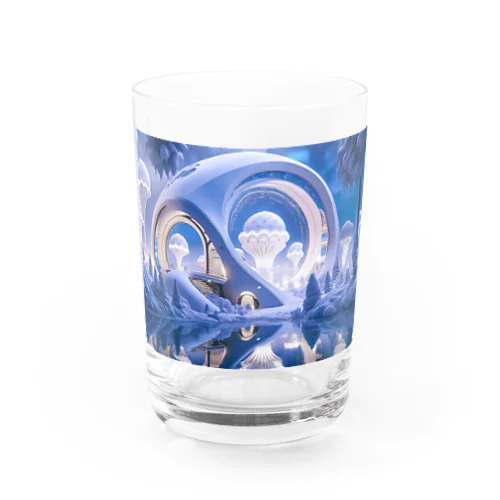 Time Warp City Water Glass