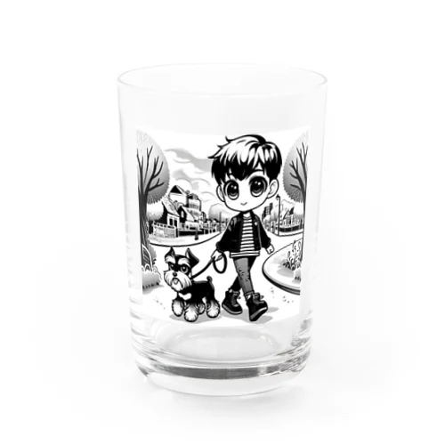 愛犬とお散歩 Water Glass