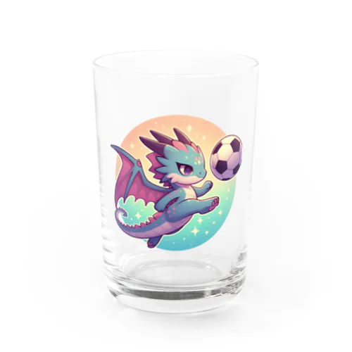 幸運の翼ドラゴンキック Water Glass