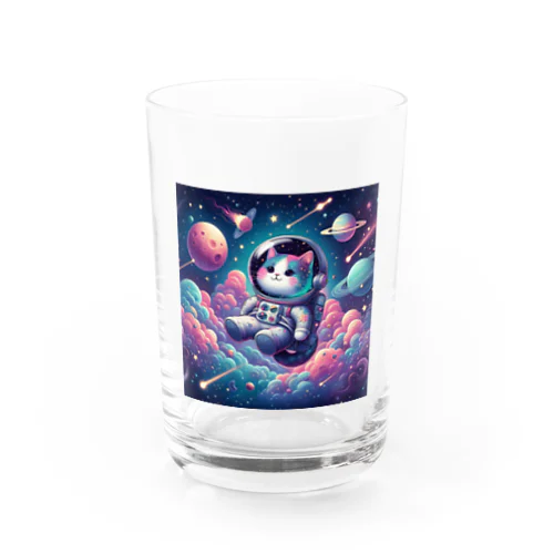 宇宙ネコグッズ Water Glass