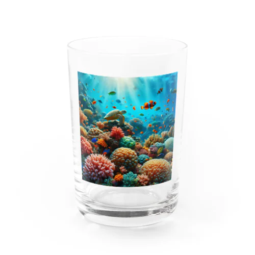 海の中を泳ぐ魚達 Water Glass