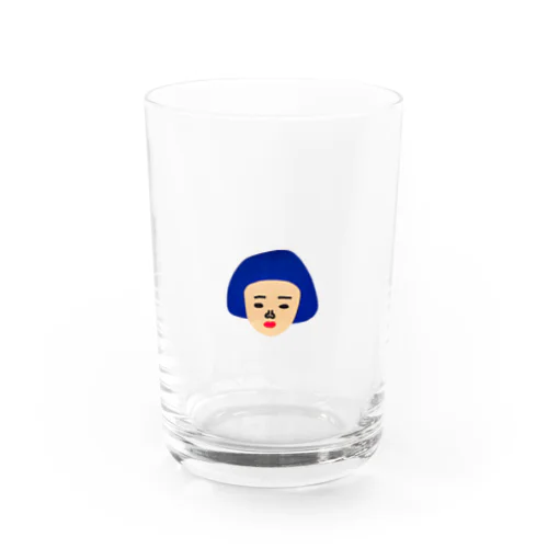 青い髪の人 Water Glass