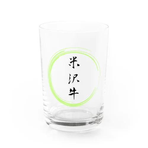 米沢牛グッツ Water Glass