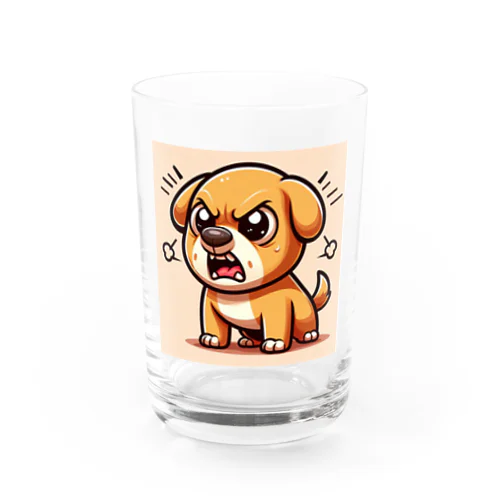 怒りん坊犬 Water Glass