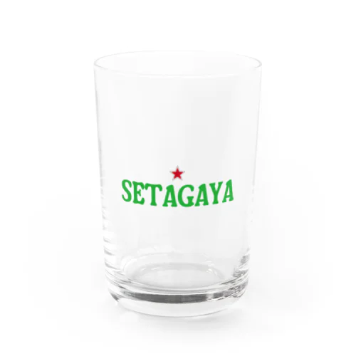 世田谷グッズ　グリーンロゴ（setagaya item） Water Glass