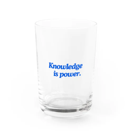 知識は力なり！知的でおしゃれな雰囲気を身にまとって。 Water Glass