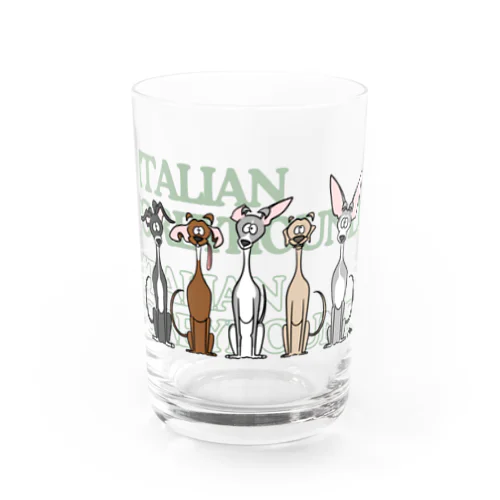 ITALIAN GREYHOUND Water Glass