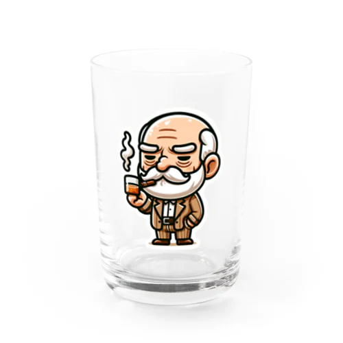 アメリカンBBQのかわいいキャラクター　スモーキー・サム Water Glass