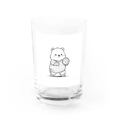 かわいいクマ Water Glass