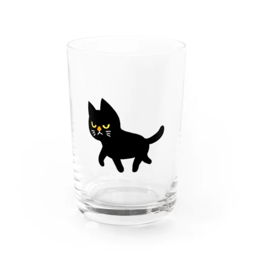 黒猫ちゃん Water Glass