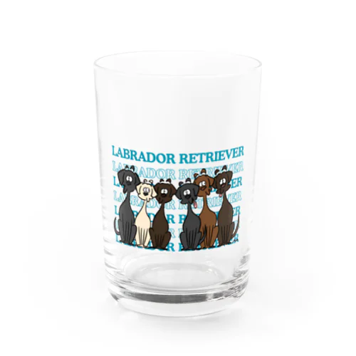 LABRADOR RETREVER Water Glass