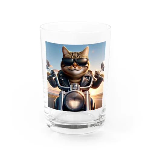 イケてる猫 Water Glass