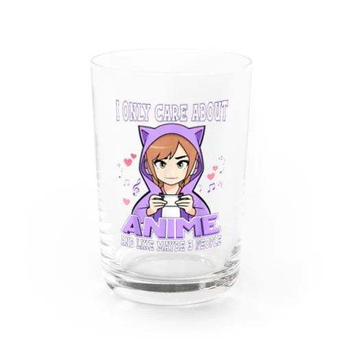 アニメガール - アニメと多分3人くらいしか興味がない Water Glass