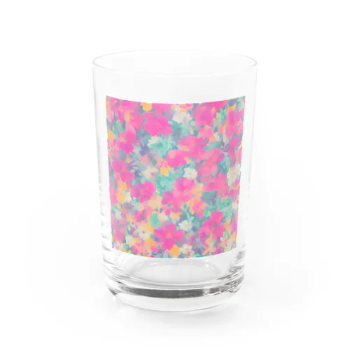 Flower Water Glass