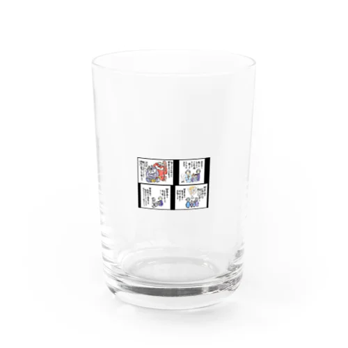 お盆のご馳走 Water Glass