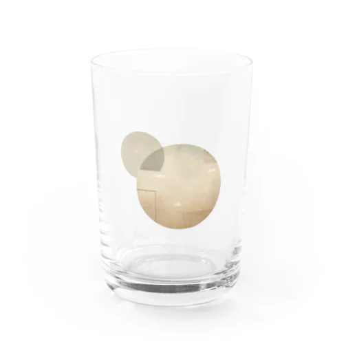 月のような抽象画 Water Glass