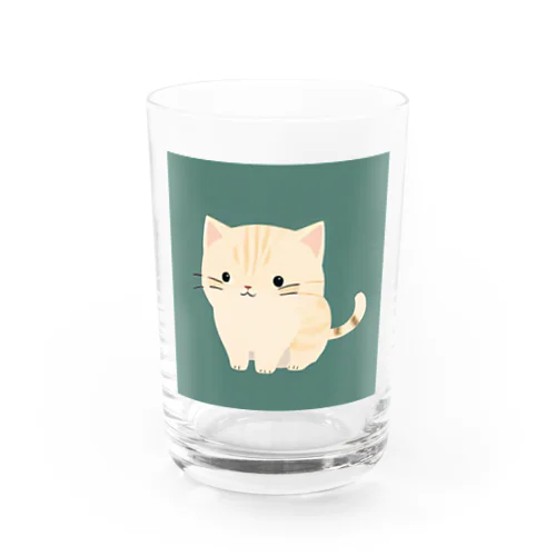 ねこのミーたん Water Glass